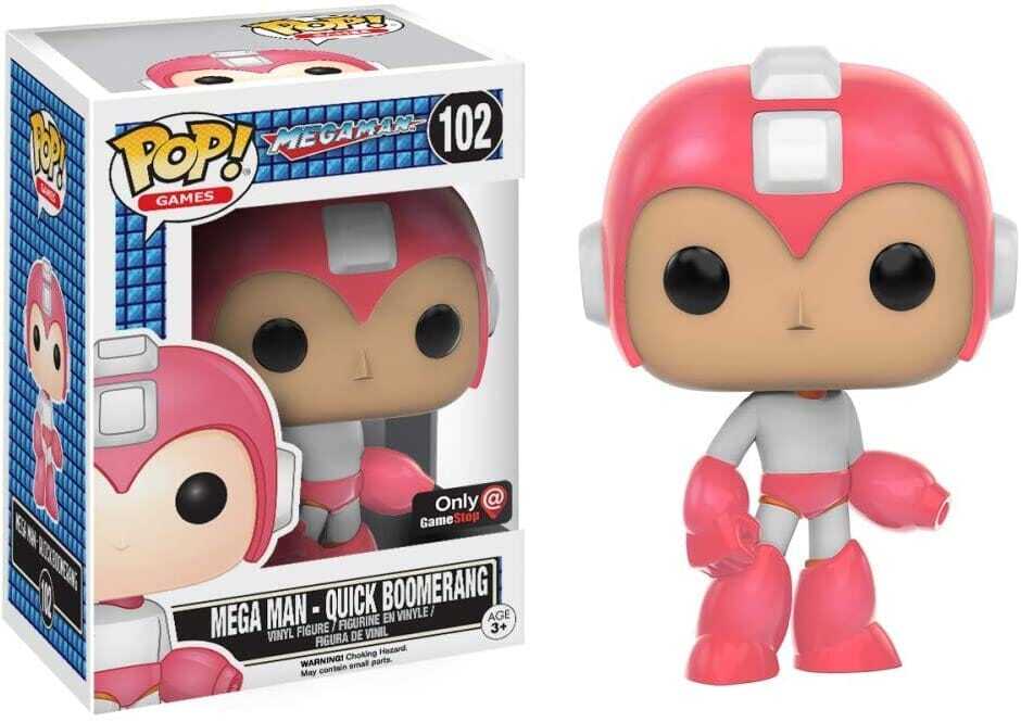 FUNKO POP! GAMES MEGA MAN: MEGA MAN #102 (GAMESTOP EXCLUSIVE STICKER) (📌 CONDITION 8.0)