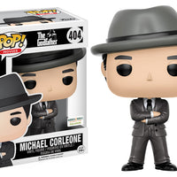 FUNKO POP! MOVIES THE GODFATHER: MICHAEL CORLEONE W/ GREY HAT #404 (BARNES & NOBLE EXCLUSIVE STICKER) (📌CONDITION 9.0/9.5)