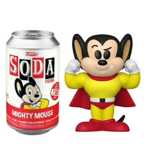 FUNKO SODA! TELEVISION MIGHTY MOUSE (LE 6,250) (COMMON / NOT SEALED) (📌 CONDITION 9.5)