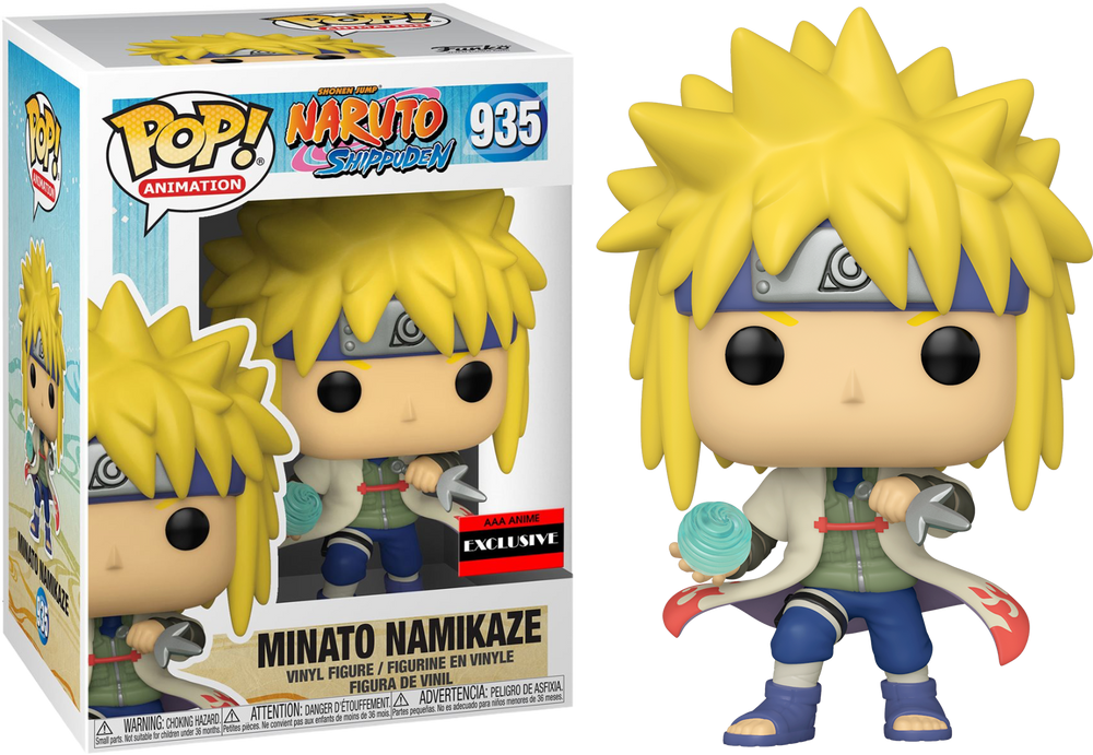 MINATO NAMIKAZE #935 (AAA EXCLUSIVE STICKER) (NARUTO SHIPPUDEN) FUNKO POP