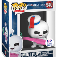 FUNKO POP! MOVIES GHOSTBUSTERS AFTERLIFE: MINI PUFT W/ ICE CREAM SCOOP #940 (BASKIN ROBBINS EXCLUSIVE STICKER) (📌CONDITION 9.0/9.5)