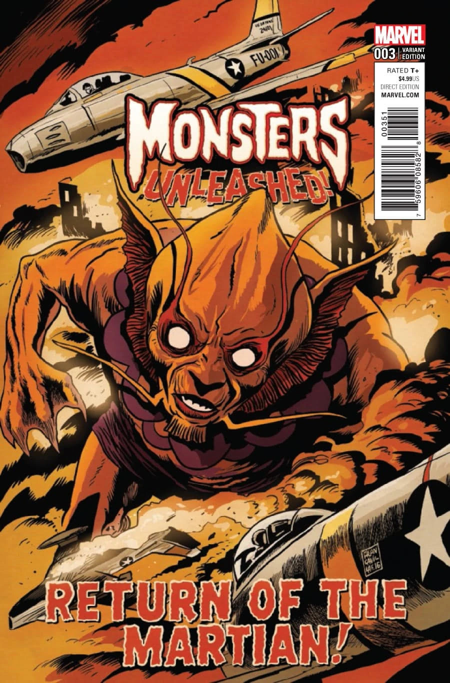 monsters unleashed marvel comics MARVEL COMICS MONSTERS UNLEASHED VOL. 2 ISSUE #3 (FRANCESCO FRANCAVILL| THE KING'S KEEP TOYS & COLLECTIBLES