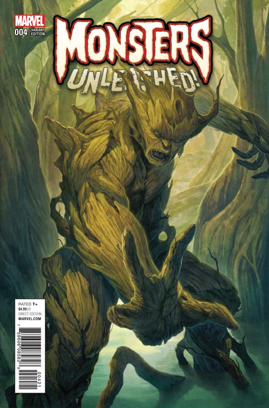 MARVEL COMICS MONSTERS UNLEASHED VOL. 2 ISSUE #4 (HOMARE VARIANT COVER) (MAY 2017) (📌 CONDITION 9.5)