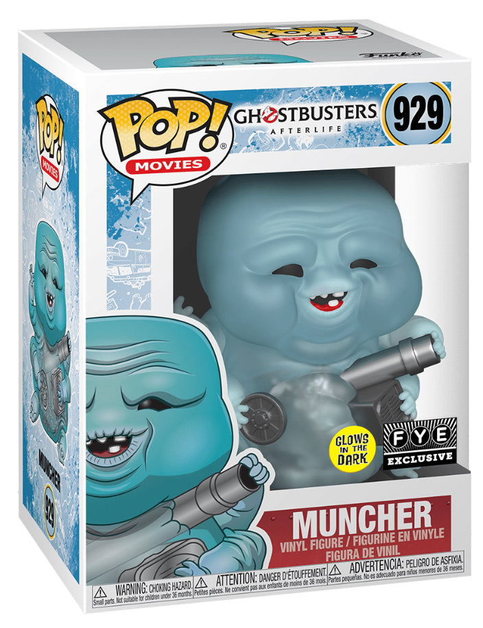 MUNCHER #929 (GLOW) (F.Y.E. EXCLUSIVE STICKER) (GHOSTBUSTERS: AFTERLIFE) FUNKO POP