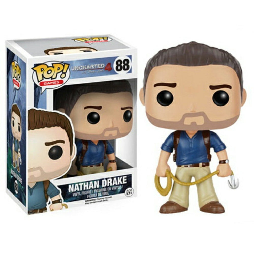 FUNKO POP! GAMES UNCHARTED 4 A THIEF'S END: NATHAN DRAKE #88 (BLUE SHIRT)