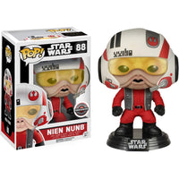 FUNKO POP! STAR WARS THE FORCE AWAKENS: NIEN NUNB AS X-WING PILET #88 (GAMESTOP EXCLUSIVE STICKER)