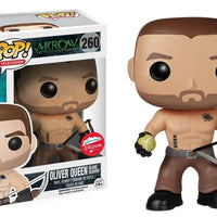 FUNKO POP! TELEVISION ARROW: OLIVER QUEEN (ISLAND SCARRED) #260 (FUGITIVE TOYS EXCLUSIVE STICKER)