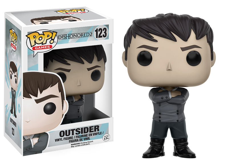 FUNKO POP! GAMES DISHONORED 2: OUTSIDER #123 (📌CONDITION 8.5/9.0)