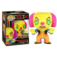FUNKO POP! MOVIES IT THE MOVIE: BLACKLIGHT PENNYWISE #55 (ENTERTAINMENT EARTH EXCLUSIVE STICKER)