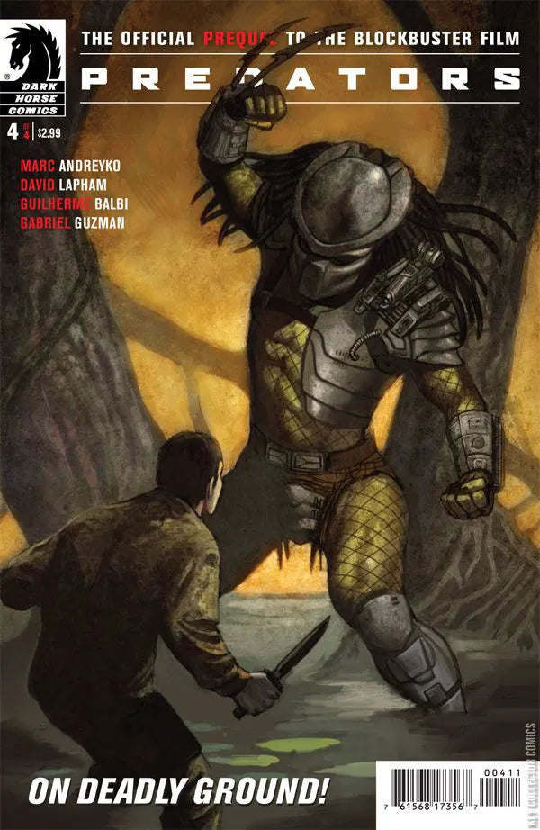 DARK HORSE COMICS PREDATORS MOVIE PREQUEL ISSUE #4 (MINI-SERIES) (JUNE 2010) (📌 CONDITION 9.5)