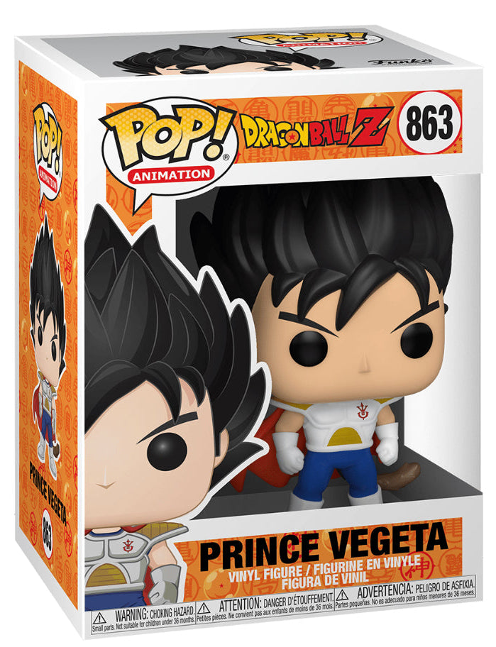 FUNKO POP! ANIMATION DRAGON BALL Z: PRINCE VEGETA #863 (📌CONDITION 9.5)