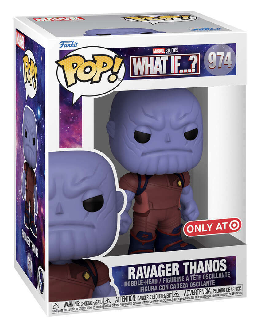 FUNKO POP! MARVEL WHAT IF...?: RAVAGER THANOS #974 (TARGET EXCLUSIVE STICKER)