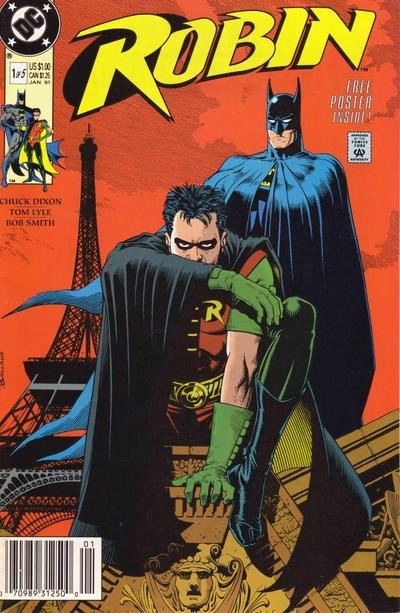 DC COMICS ROBIN ISSUE #1 (MINI-SERIES) (1ST PRINT / NEWSSTAND) (CONTAINS POSTER) (JAN 1991) (📌 CONDITION 8.5/9.0)