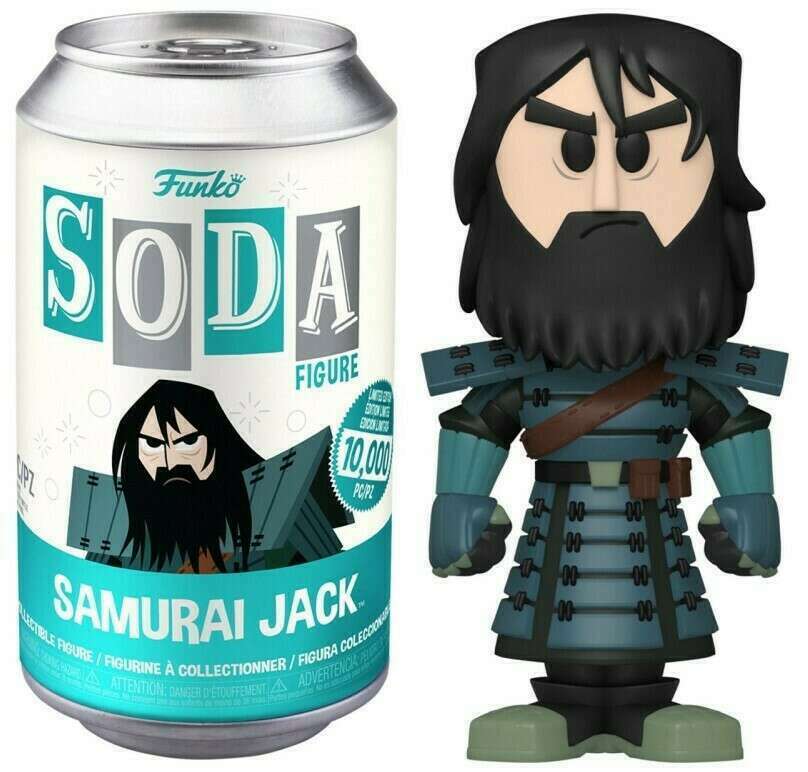 FUNKO SODA! TELEVISON ARMORED SAMURAI JACK (LE 8,400) (COMMON / NOT SEALED) (📌 CONDITION 9.5)