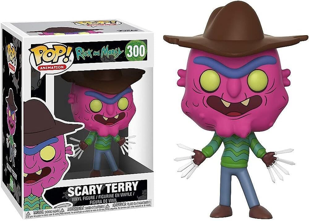 FUNKO POP! ANIMATION RICK & MORTY: SCARY TERRY #300 (📌CONDITION 9.5)
