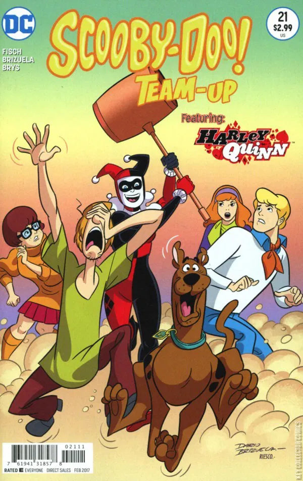 DC COMICS SCOOBY DOO TEAM-UP VOL. 1 ISSUE #21 (FEAT. HARLEY QUINN) (FEB 2017) (📌 CONDITION 9.0/9.5)