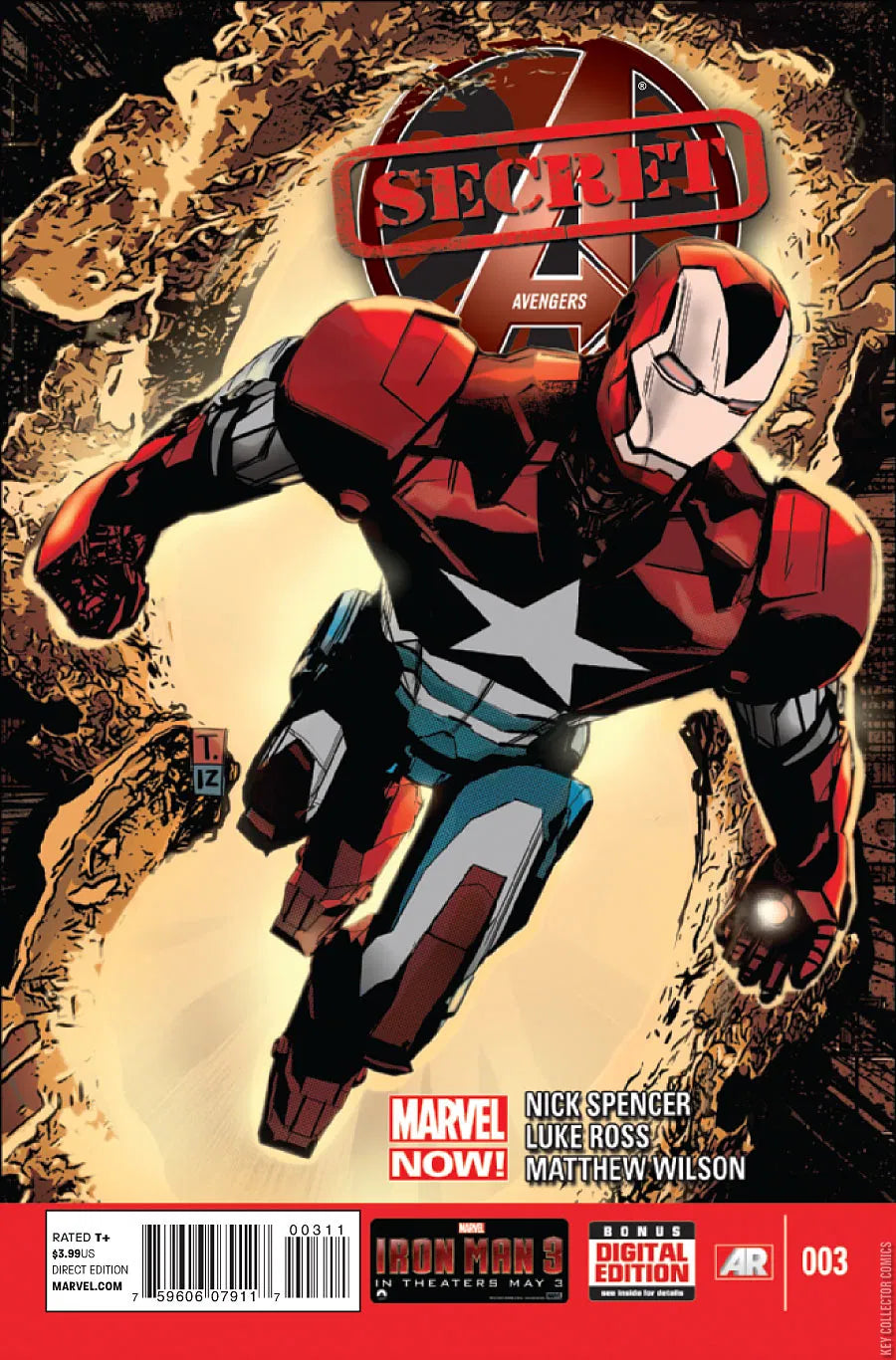 MARVEL COMICS SECRET AVENGERS VOL. 2 ISSUE #3 (MAY 2013) (📌 CONDITION 9.5)