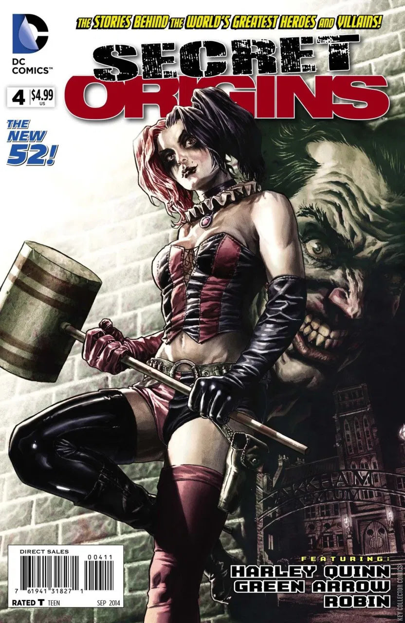 DC COMICS SECRET ORIGINS VOL. 4 ISSUE #4 (THE NEW 52) (1ST CHRONOLOGICAL APPEARANCE OF DAMIAN WAYNE AS ROBIN) (SEPT 2014) (🔑 KEY ISSUE) (📌 CONDITION 8.0)