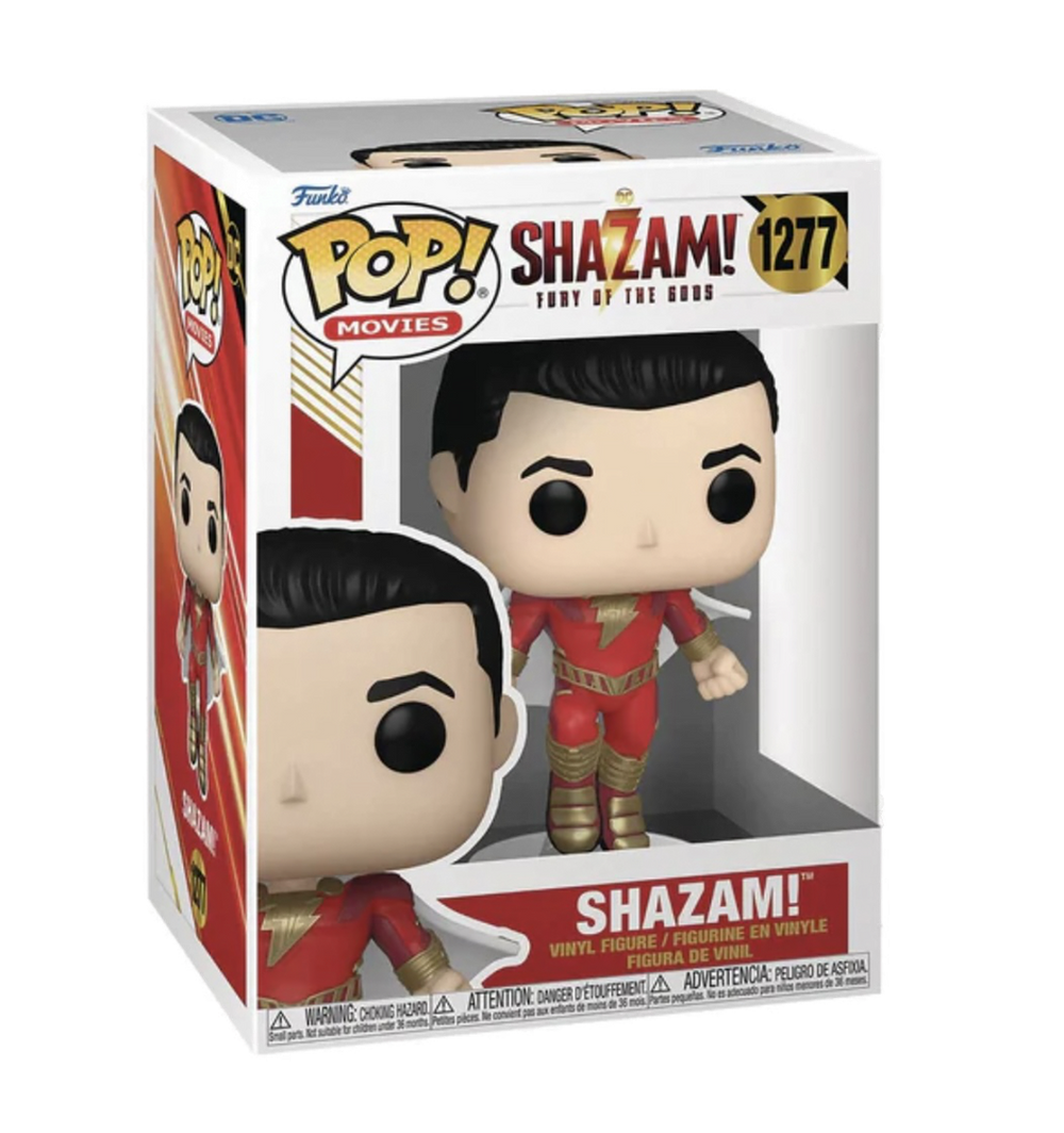 FUNKO POP! DC HEROES SHAZAM MOVIE: SHAZAM #1277 (📌CONDITION 9.0/9.5)