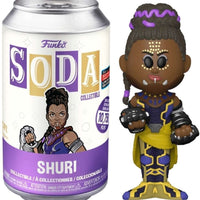 FUNKO SODA! MARVEL BLACK PANTHER: SHURI (LE 8,950) (COMMON / NOT SEALED) (2022 FALL CONVENTION EXCLUSIVE) (📌 CONDITION 9.5)
