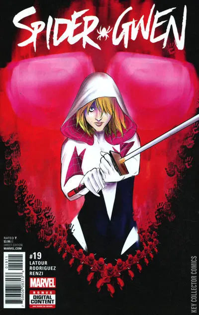 MARVEL COMICS SPIDER-GWEN VOL. 2 ISSUE #19 (1ST APPEARANCE OF ELSA BROCK) (JUNE 2017) (🔑KEY ISSUE) (📌 CONDITION 9.5)