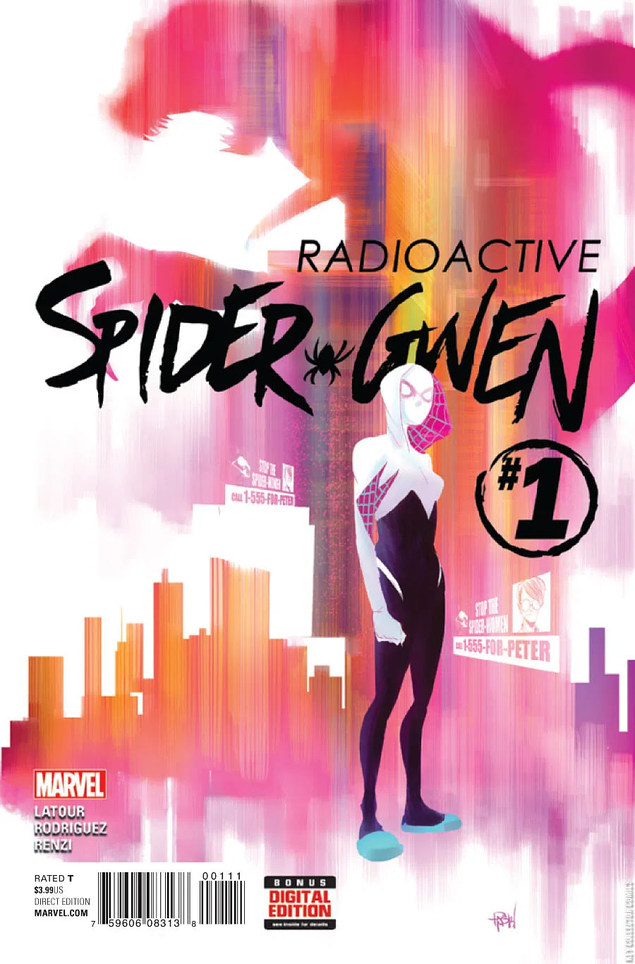 MARVEL COMICS SPIDER-GWEN VOL. 2 ISSUE #1 (DEC 2015) (📌 CONDITION 9.0/9.5)