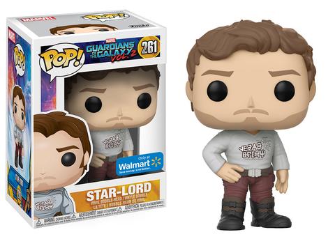 STAR-LORD #261 (GEAR SHIFT SHIRT) (WALMART EXCLUSIVE STICKER) (GUARDIANS OF THE GALAXY VOL 2) FUNKO POP