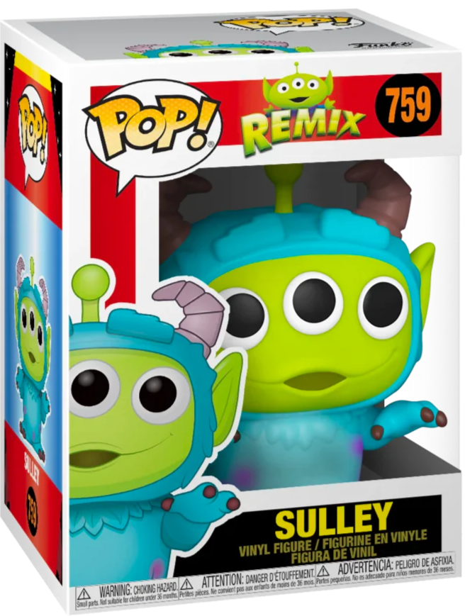 monsters inc alien FUNKO POP! DISNEY TOY STORY / MONSTERS INC: ALIEN AS SULLEY (REMIX) #7| THE KING'S KEEP TOYS & COLLECTIBLES