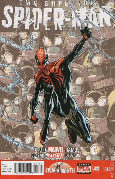 MARVEL COMICS THE SUPERIOR SPIDER-MAN VOL. 1 ISSUE #14 (1ST APPEARANCE OF NORMAN OSBORNE AS THE GOBLIN KINGPIN OF CRIME) (SEPT 2013) (🔑 KEY ISSUE) (📌 CONDITION 9.5)