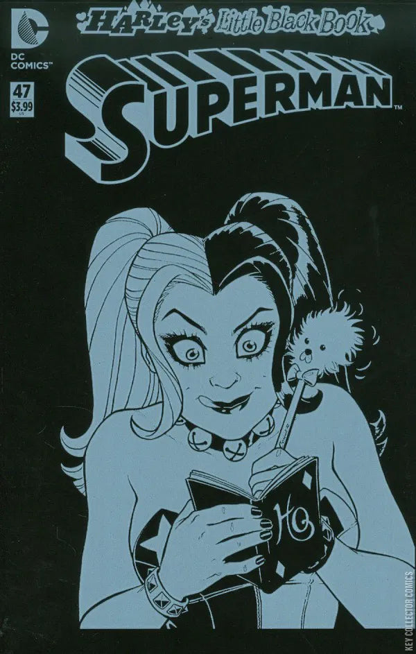 DC COMICS SUPERMAN VOL. 3 ISSUE #47 (HARLEY'S LITTLE BLACK BOOK VARIANT COVER) (FEB 2016) (📌 CONDITION 9.5)