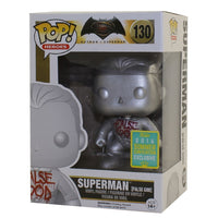 FUNKO POP! DC HEROES BATMAN VS. SUPERMAN DAWN OF JUSTICE: SUPERMAN (FALSE GOD) #130 (2016 SUMMER CONVENTION STICKER) (📌 CONDITION 9.0/9.5)