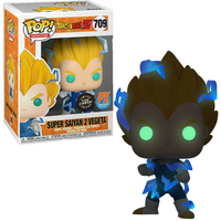 
              FUNKO POP! ANIMATION DRAGON BALL Z: GLOW SUPER SAIYAN 2 VEGETA #709 (GLOW CHASE) (PREVIEWS EXCLUSIVE STICKER) (📌CONDITION 8.0)
            