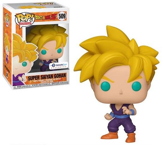 FUNKO POP! ANIMATION DRAGON BALL Z: SUPER SAIYAN GOHAN #509 (GALACTIC TOYS EXCLUSIVE STICKER) (📌CONDITION 8.5/9.0)