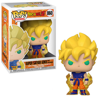 FUNKO POP! ANIMATION DRAGON BALL Z: SUPER SAIYAN GOKU (FIRST APPEARANCE) #860 (📌CONDITION 9.5)