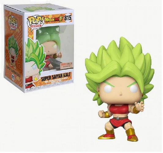 FUNKO POP! ANIMATION DRAGON BALL SUPER: GLOW SUPER SAIYAN KALE #815 (BOXLUNCH EXCLUSIVE STICKER) (📌CONDITION 9.5)