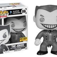 FUNKO POP! DC HEROES THE JOKER (BLACK AND WHITE) #06 (HOT TOPIC EXCLUSIVE STICKER)