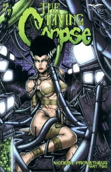 ZENESCOPE COMICS THE LIVING CORPSE VOL. 1 ISSUE #6 (VARIANT) (MODERN PROMETHEUS PART 2) (OCT 2008)