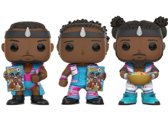 FUNKO POP! WWE THE NEW DAY: BIG E XAVIER WOODS KOFI KINGSTON