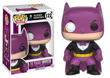 FUNKO POP! DC HEROES THE PENGUIN IMPOPSTER AS BATMAN #122 (📌 CONDITION 8.5/9.0)