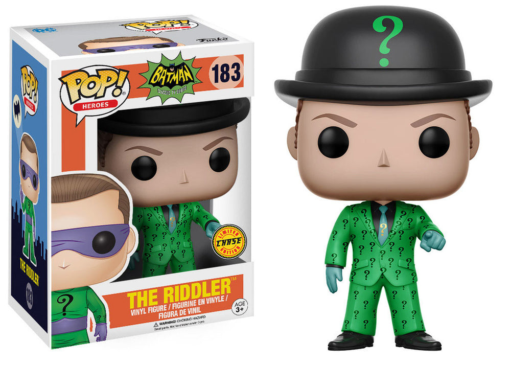 FUNKO POP! DC HEROES THE RIDDLER #183 (CHASE) (SUIT) (CLASSIC 1966 TV SERIES)