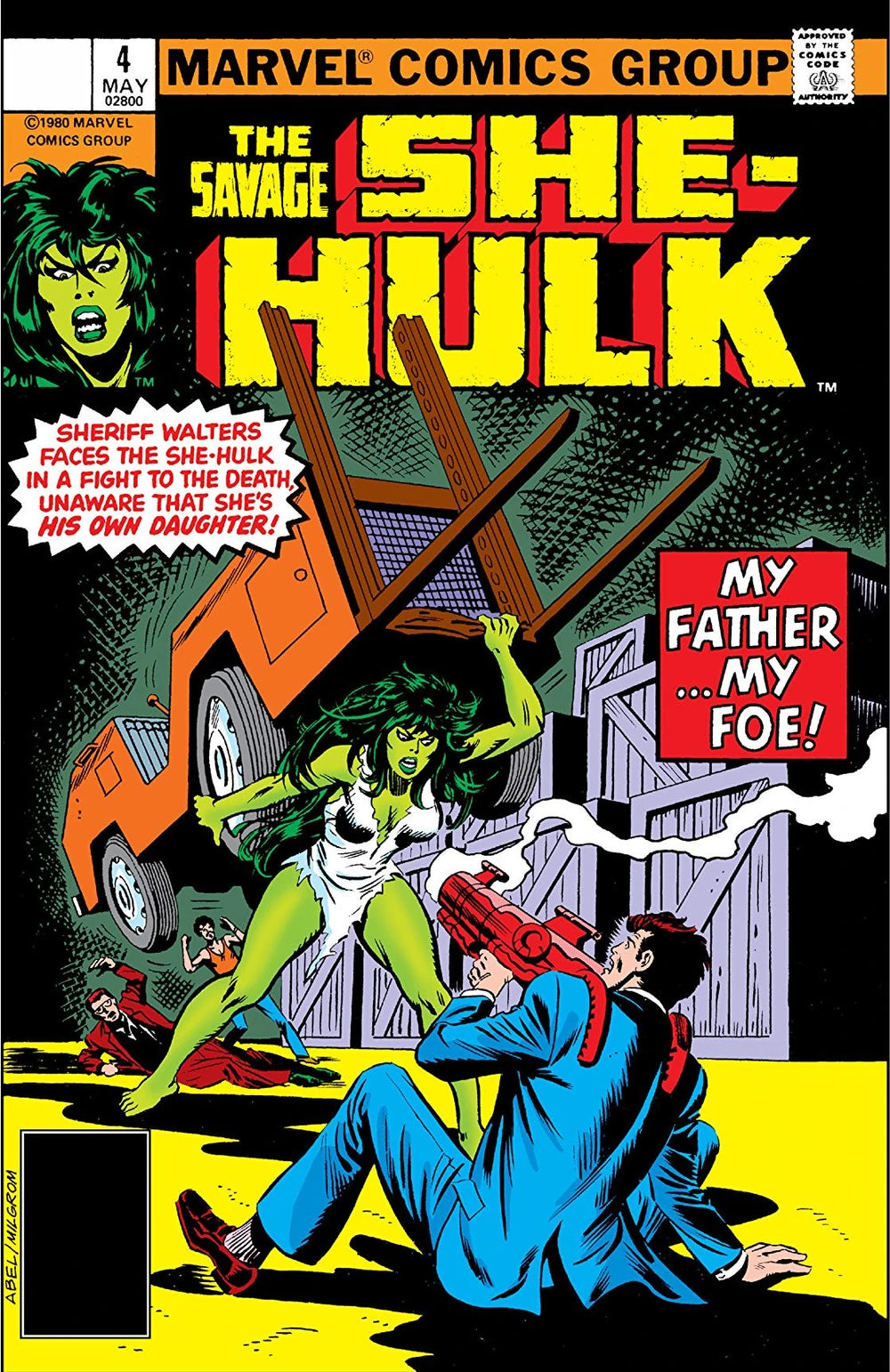 MARVEL COMICS THE SAVAGE SHE-HULK VOL. 1 ISSUE #4 (DIRECT EDITION) (MAY 1980) (📌 CONDITION 8.0)