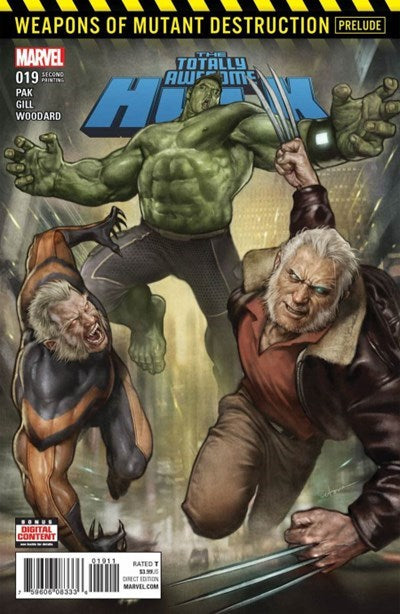 MARVEL COMICS THE TOTALLY AWESOME HULK ISSUE #19 (JEON WOO SEOK 2ND PRINT VARIANT) (AUG 2017) (📌CONDITION 9.5)