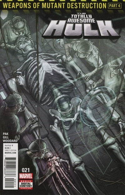MARVEL COMICS THE TOTALLY AWESOME HULK ISSUE #21 (1ST PRINT) (SEPT 2017) (📌CONDITION 9.5)
