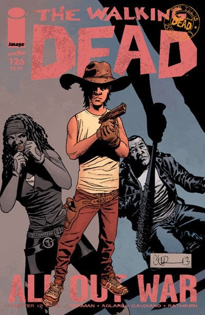 IMAGE COMICS THE WALKING DEAD ISSUE #126 (CHARLES ADLARD COVER) (APR 2014)
