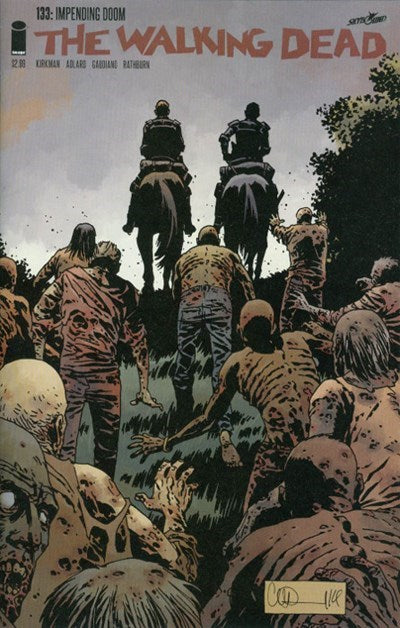 IMAGE COMICS THE WALKING DEAD ISSUE #133 (CHARLES ADLARD AND DAVE STEWART COVER) (OCT 2014)