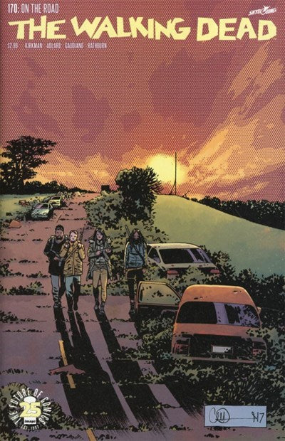 IMAGE COMICS THE WALKING DEAD ISSUE #170 (CHARLES ADLARD AND DAVE STEWART COVER) (AUG 2017)