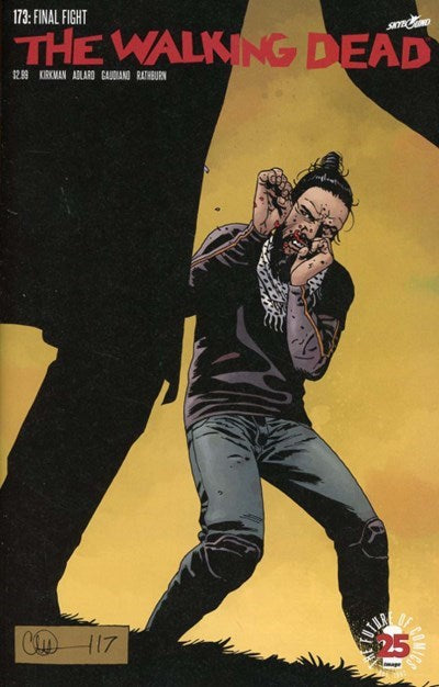 IMAGE COMICS THE WALKING DEAD ISSUE #173 (DEATH OF BETA) (CHARLIE ADLARD AND DAVE STEWART COVER) (NOV 2017)