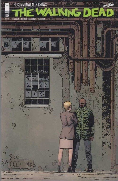 IMAGE COMICS THE WALKING DEAD ISSUE #182 (CHARLIE ADLARD AND DAVE STEWART COVER) (AUG 2018)