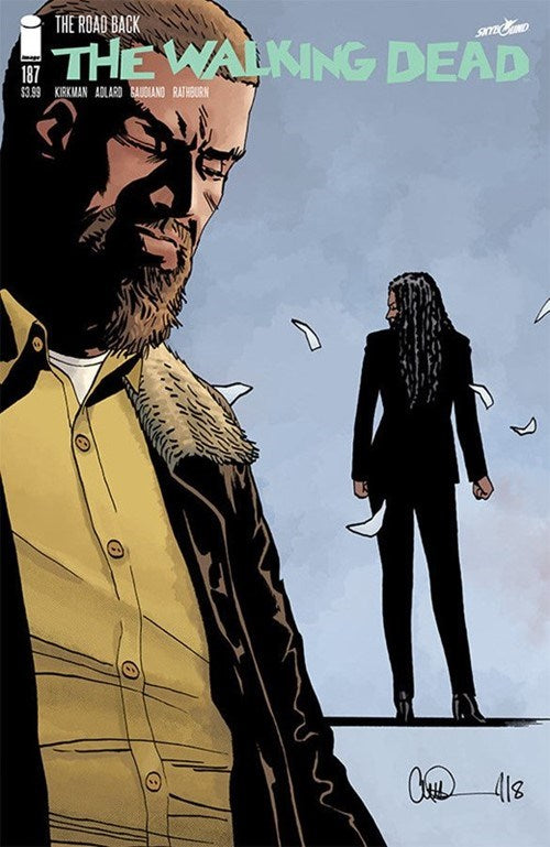IMAGE COMICS THE WALKING DEAD ISSUE #187 (CHARLIE ADLARD AND DAVE STEWART COVER) (JAN 2019)