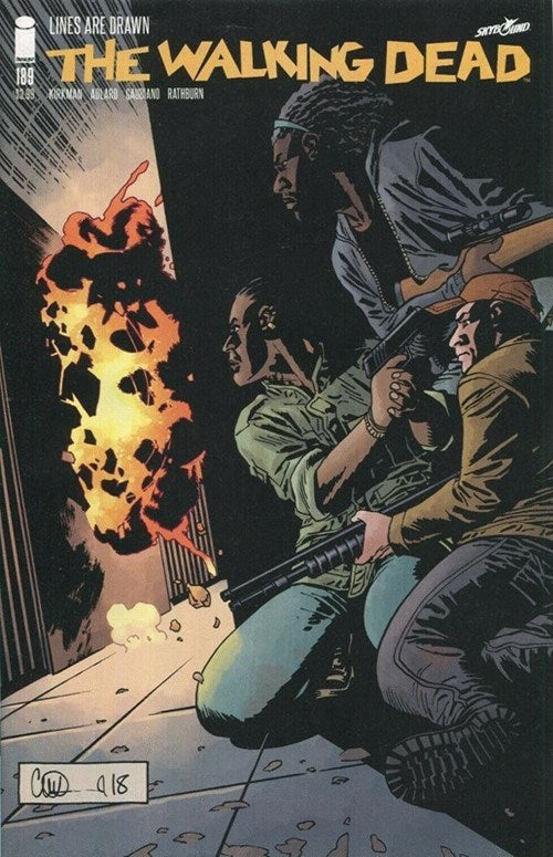IMAGE COMICS THE WALKING DEAD ISSUE #189 (CHARLIE ADLARD AND DAVE STEWART COVER) (MAR 2019)